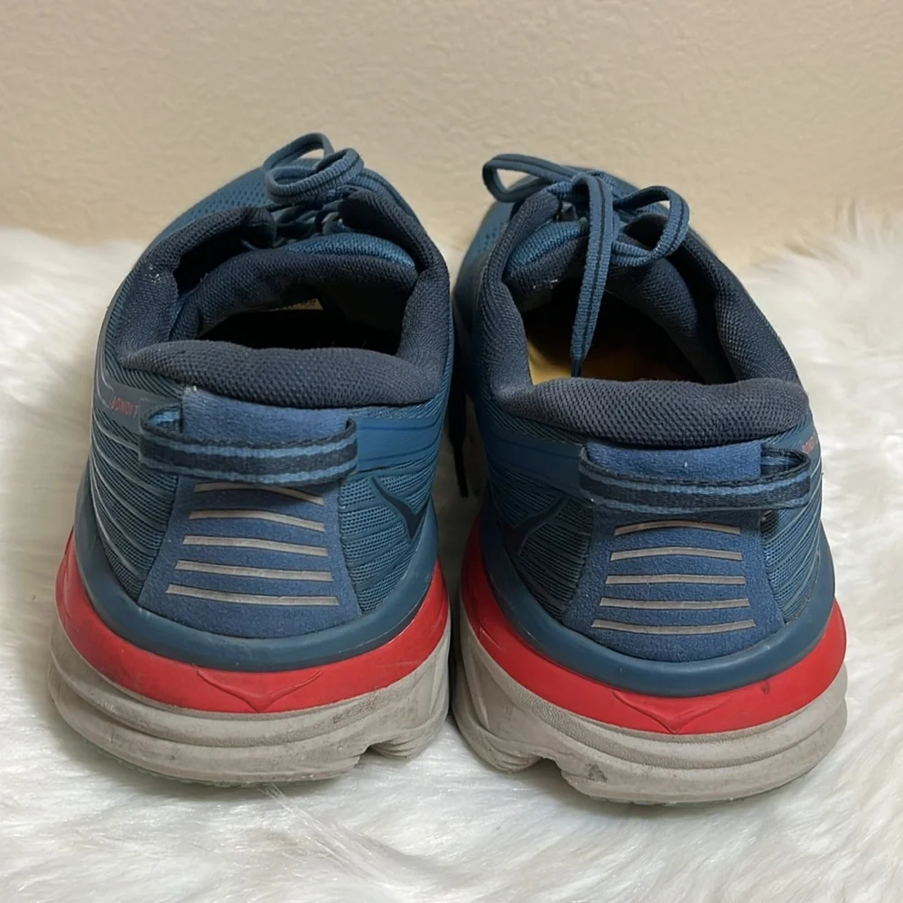 Hoka Men's Blue Bondi 8 Athletic Shoes